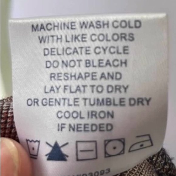 Tyler Boe Geometric Print Cowl Neck Tunic Sweater Dress – Size Medium - Picture 9 of 9